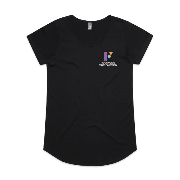 Your Voice tee with Fresh FM logo on the back - AS Colour Mali shirt Thumbnail